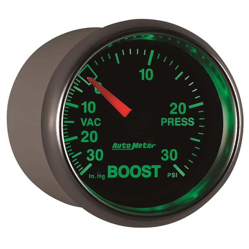 AutoMeter — Autometer GS 52mm 30 In Hg.-Vac/30 PSI Mechanical Vacuum/Boost Gauge
2-1/16" BOOST-VAC, 3 - view 6