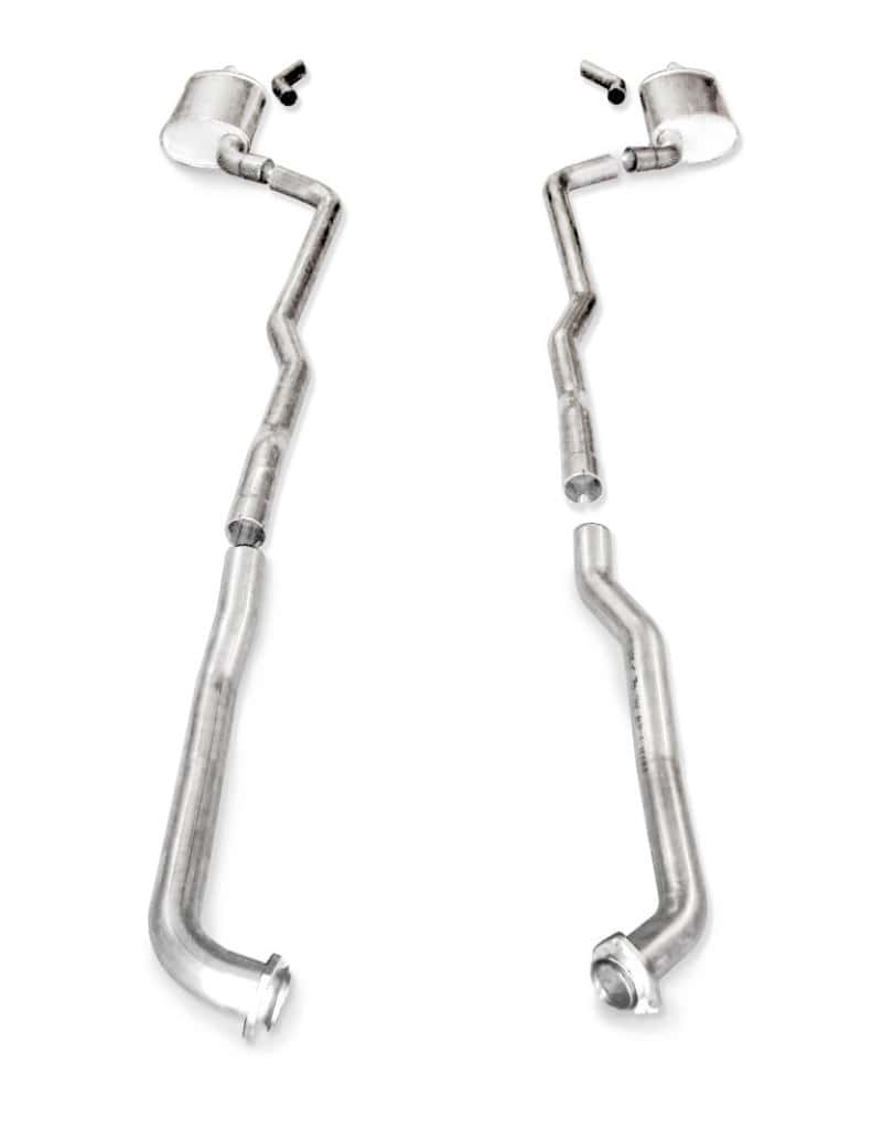 Stainless Works — Stainless Works 1973-82 Corvette Exhaust SB 2-1/2in Factory Connect
Exhaust System - view 2