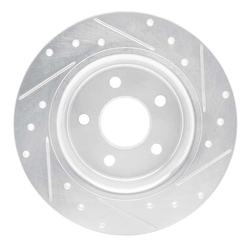 R1 Concepts — R1 1984-1987 Pontiac Fiero Rear Left Drilled & Slotted Silver Brake Rotor
R1 Brake Rotor Drill - view 5