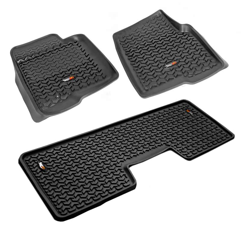 Rugged Ridge — Rugged Ridge Floor Liner Front/Rear Black 2009-2014 Ford F-150 / Raptor Regular / S-Cab / S-Crew
Floor Liner Kit
Floor Mat Set - view 2