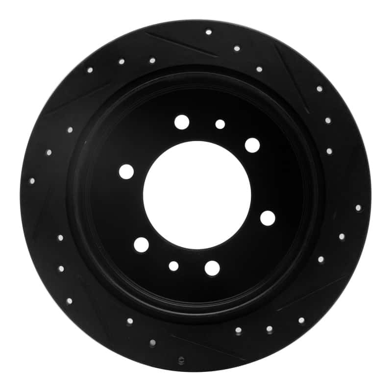 R1 Concepts — R1 06-10 Hummer H3T Rear Left Drilled & Slotted Black Brake Rotor
R1 Brake Rotor Drill - view 5