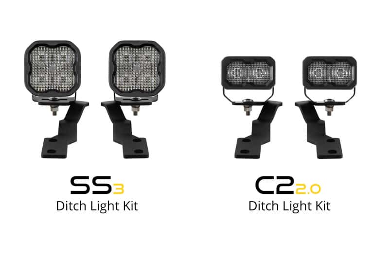 Diode Dynamics — Diode Dynamics 16-21 Toyota Tacoma Sport SS3 LED Ditch Light Kit - Yellow Combo - view 5