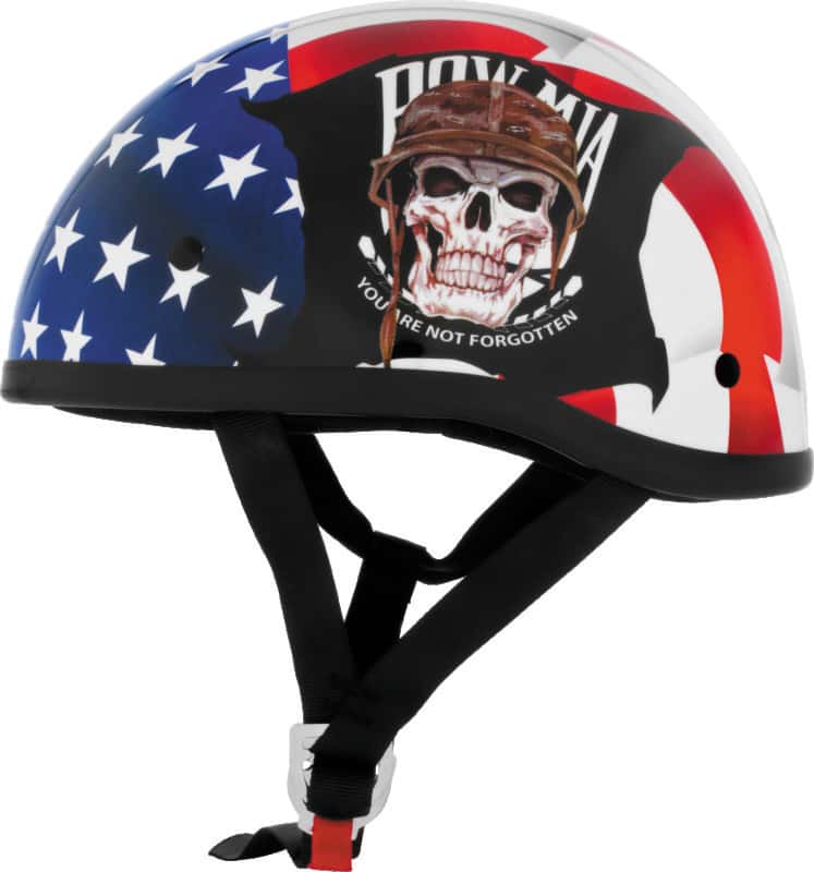 Bikers Choice — Skid Lids POW MIA Original Helmet - XL - view 2