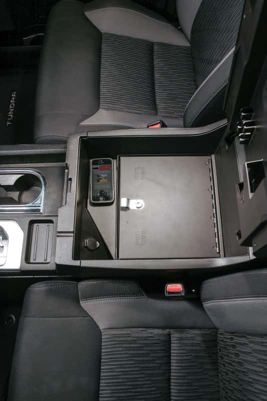 Tuffy Products — Tuffy Console Safe W/ Combo Lock For Toyota Tundra W/ Flow Thru Console
Console Safe - view 6
