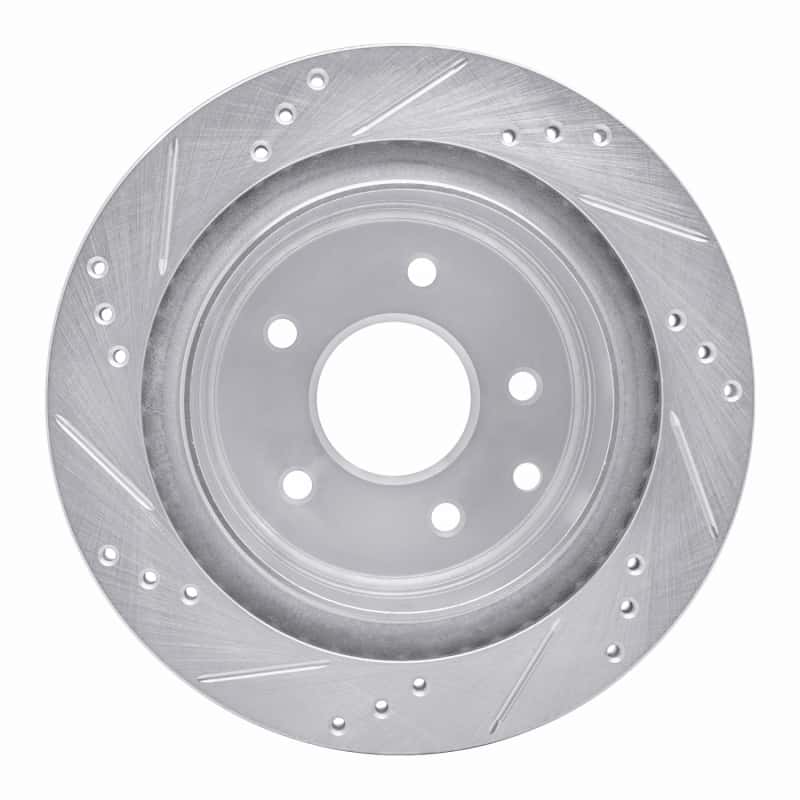 R1 Concepts — R1 02-06 Infiniti M45 Rear Right Drilled & Slotted Silver Brake Rotor
R1 Brake Rotor Drill - view 5