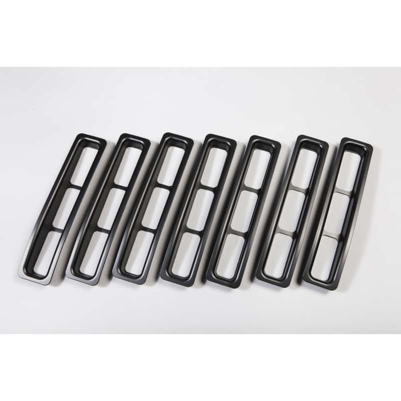 Rugged Ridge — Rugged Ridge Grille Inserts Black 97-06 Jeep Wrangler
OFFROAD_EXTERIOR
Grl/BumperGrlKt - view 2