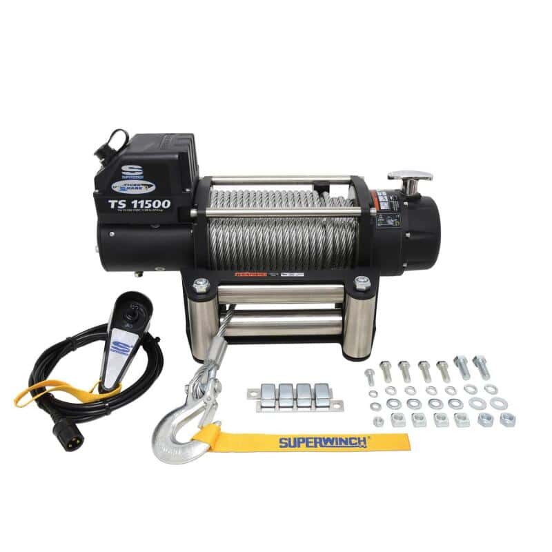 Superwinch — Superwinch 11500 LBS 12V DC 3/8in x 84ft Steel Rope Tiger Shark 11500 Winch
Winch - view 15