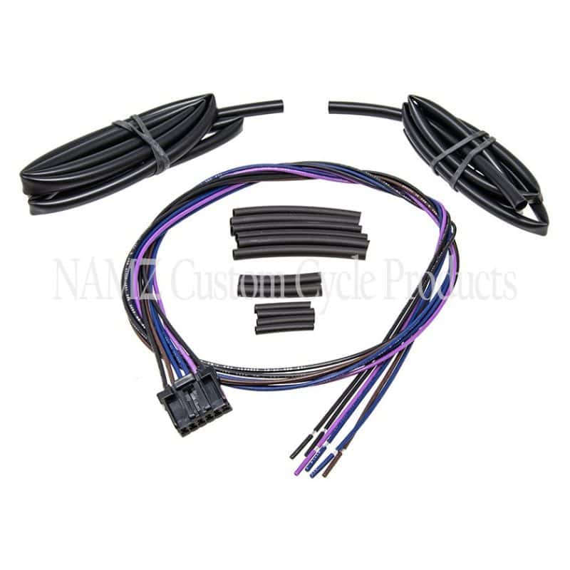NAMZ — NAMZ 11-17 V-Twin FXST/FLST w/Switch Housing Mounted Signal Front Turn Sig Relocation Harness 36in. - view 1
