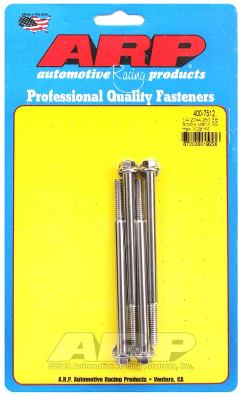 ARP — ARP Merlin block, Brodix head SB hex valve cover bolt kit - view 1