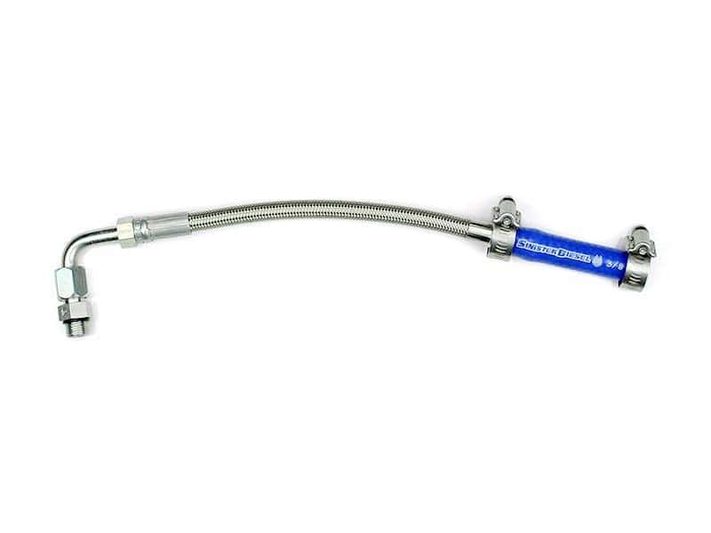 Sinister Diesel — Sinister Diesel Turbo Coolant Feed Line for 2011-2016 Ford Powerstroke 6.7L
Turbocharger Line - view 6