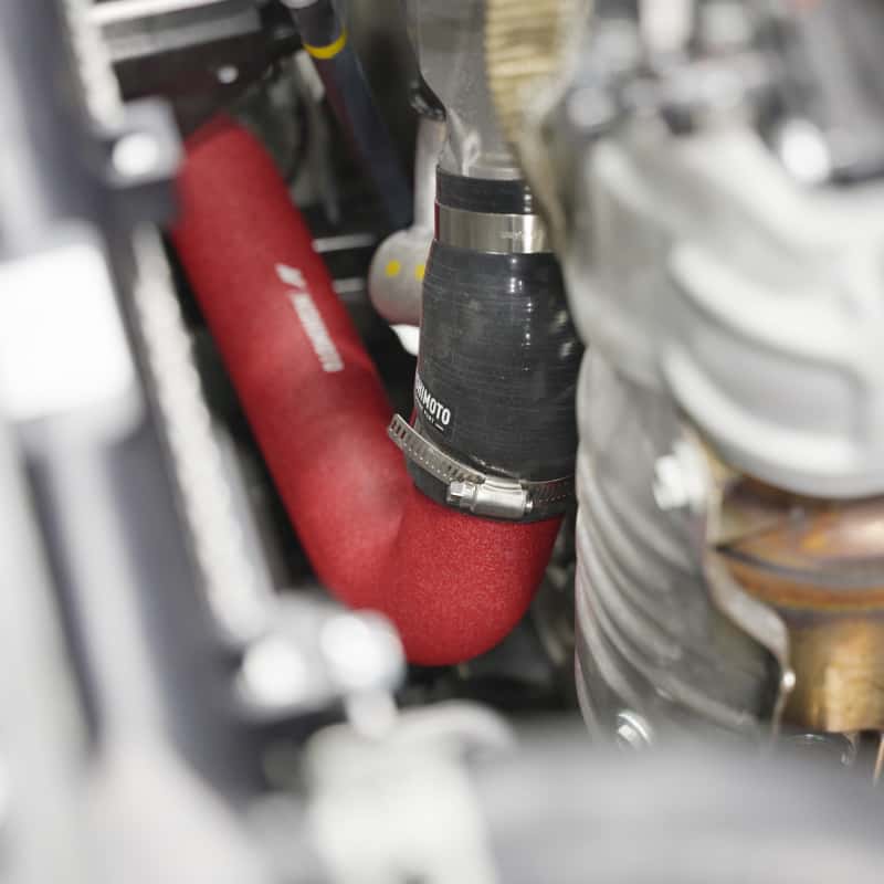 Mishimoto — Mishimoto 2022+ Honda Civic 1.5T Intercooler Kit - Silver Intercooler - Red Pipes
Intercooler Kit - view 10