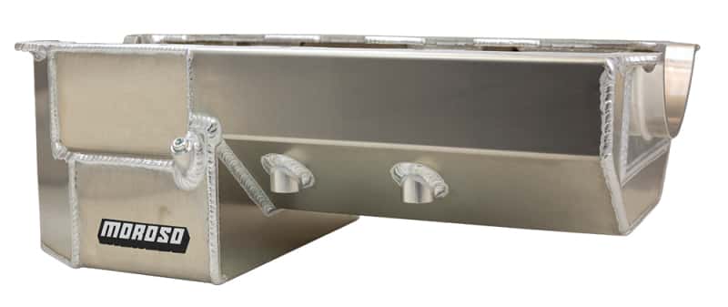 Moroso — Moroso Donovan 700/DRC2 Big Block (w/Double Power Kick Outs) Wet Sump 6-7qt 8in Aluminum Oil Pan - view 3