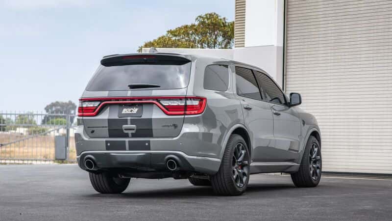 Borla — Borla 2021+ Dodge Durango SRT Hellcat 6.2L V8 AWD S-Type Cat-Back Exhaust System - T-304SS
Cat-Back System - view 3