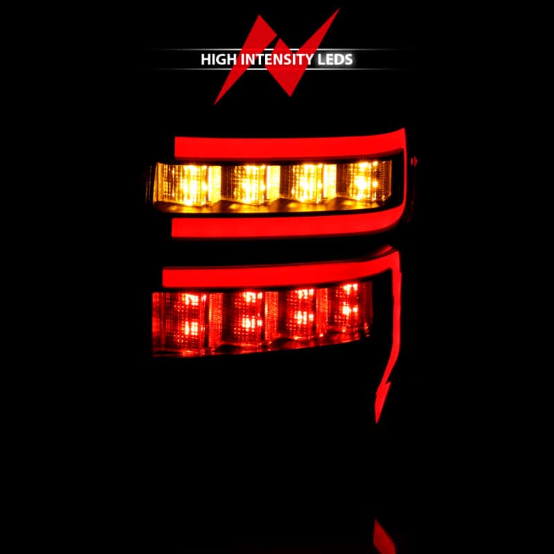 ANZO — ANZO 2014-2020 Toyota 4Runner T.L Black Housing Smoke Lens Red Light Bar W/Sequential
Tail Light Set - view 8