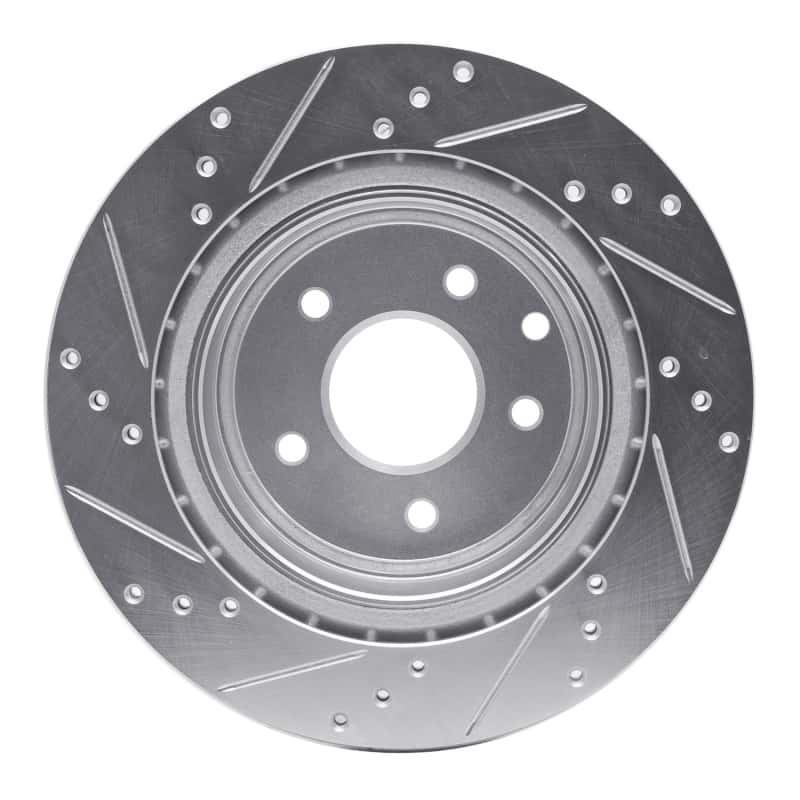 R1 Concepts — R1 09-20 Nissan 370Z Rear Right Drilled & Slotted Silver Brake Rotor
R1 Brake Rotor Drill - view 5
