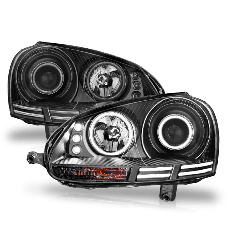 ANZO — ANZO 2006-2009 Volkswagen Rabbit Projector Headlights w/ Halo Black (CCFL)
Head Light Set
HdLtSet - view 10