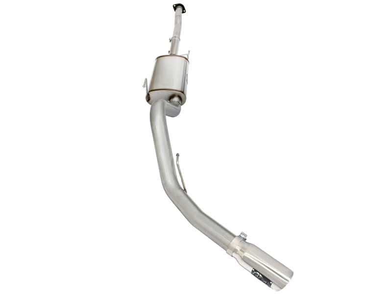 aFe — aFe MACHForce XP SS Exhaust 3in to 3.5in Cat-Back w/ Polished Tip 15 Ford F-150 EcoBoost V6 2.7/3.5L
Cat-Back Exhaust - view 2