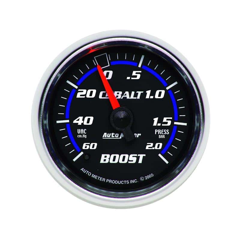 AutoMeter — Autometer Cobalt 52mm 2 BAR Mechanical Boost Gauge
GA 2" BST 2 BAR M CB - view 3