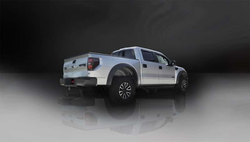 CORSA Performance — Corsa 2011-2014 Ford F-150 Raptor 6.2L V8 Black Sport Cat-Back Exhaust
Exhaust - view 5
