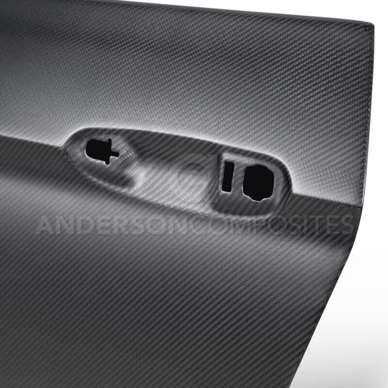 Anderson Composites — Anderson Composites 15-17 Ford Mustang Dry Carbon Doors (Pair) - view 5