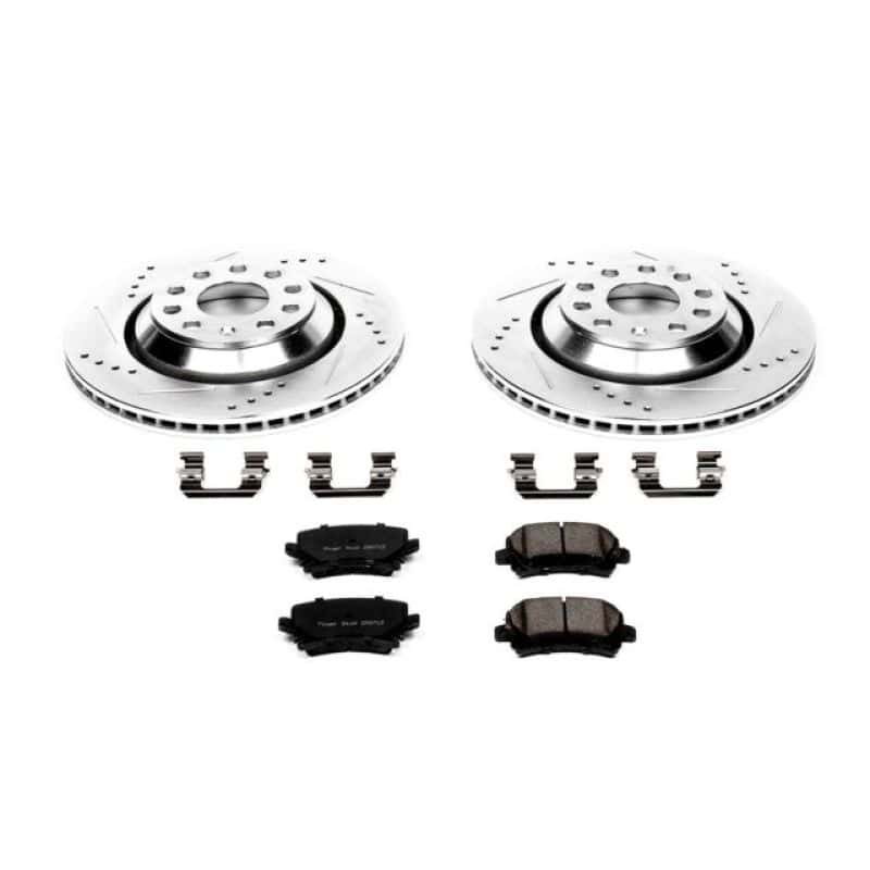PowerStop — Power Stop 09-17 Volkswagen CC Rear Z23 Evolution Sport Brake Kit - view 1