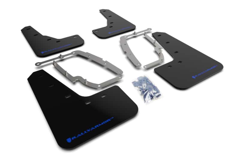 Rally Armor — Rally Armor 17-23 Tesla Model 3 Black UR Mud Flap w/Blue Logo
Mud Flap - view 1