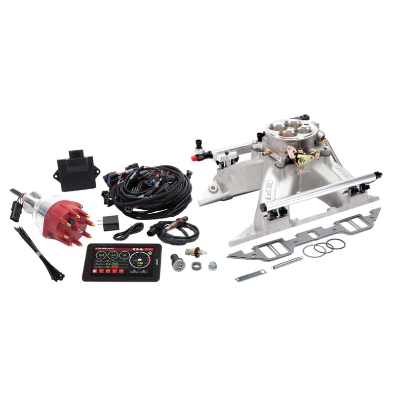 Edelbrock — Edelbrock Pro Flo 4 EFI System Seq Port BB Chrysler RB 413-440ci 625 Max HP 35lb/hr Satin Finish
FUEL INJECTION - view 3