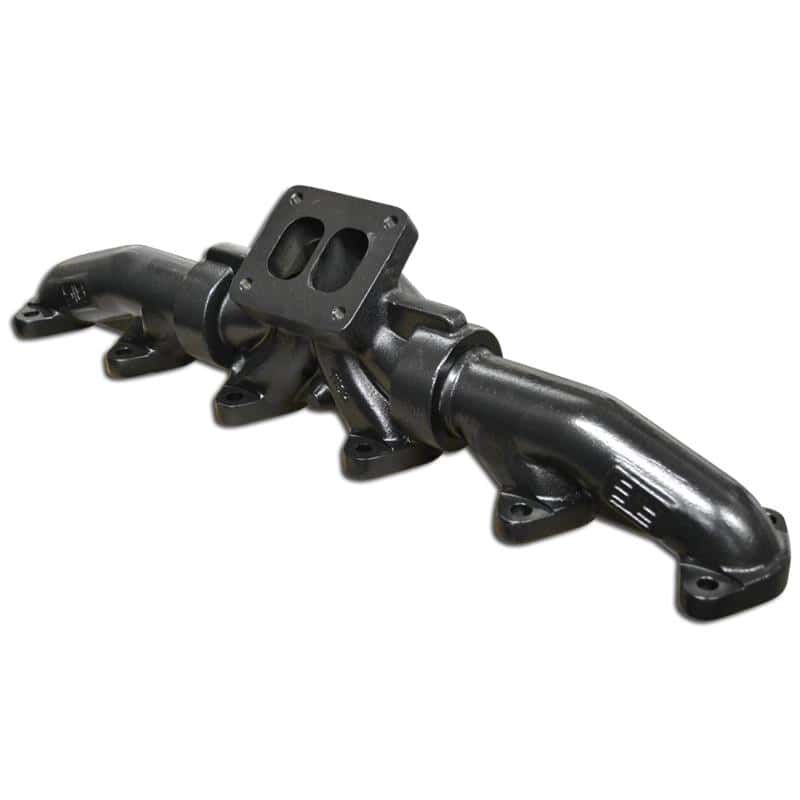 ATS Diesel — ATS Diesel 1994 - Early 98 Dodge 5.9L 12V 3pc Big Foot (T4 Flange) Pulse Flow Exhaust Manifold - view 1
