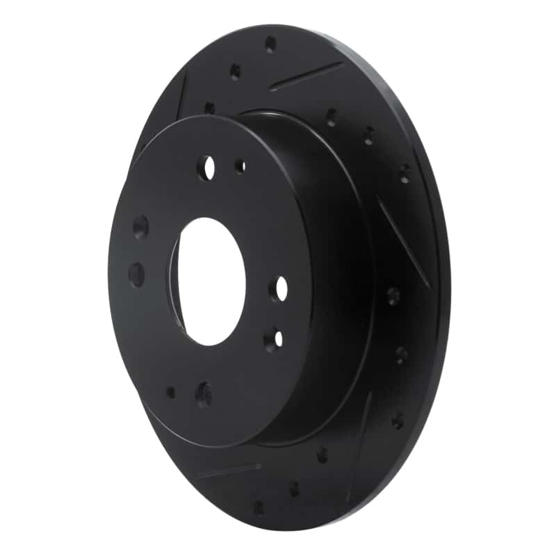 R1 Concepts — R1 98-02 Acura CL Rear Left Drilled & Slotted Black Brake Rotor
R1 Brake Rotor Drill - view 2