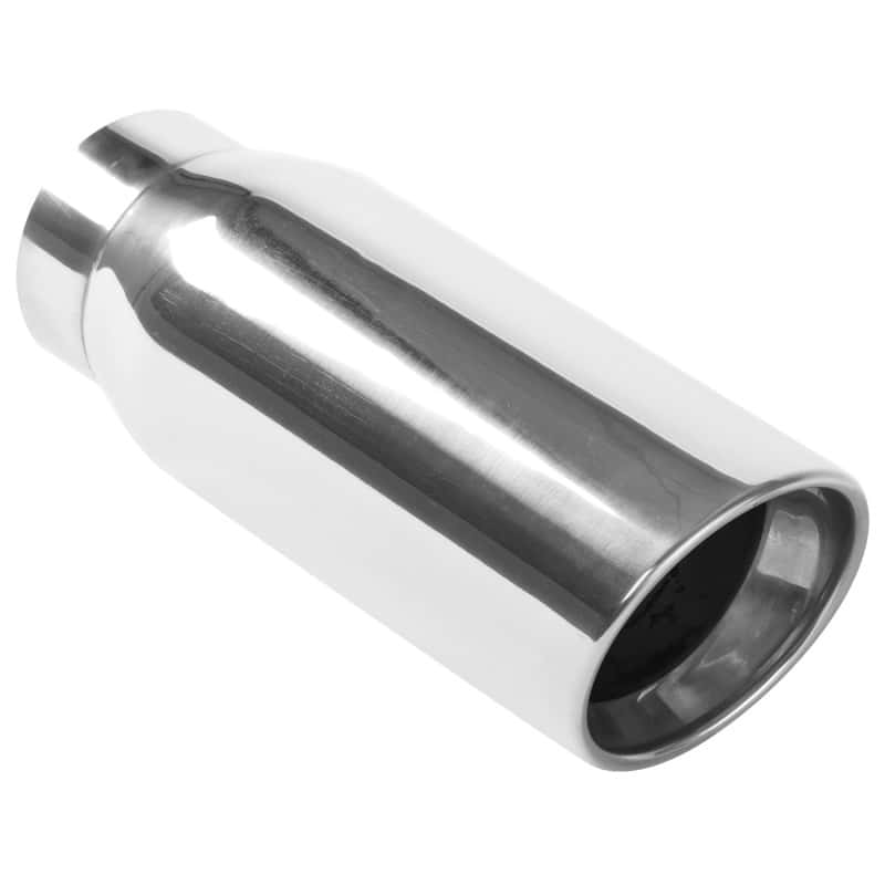 Magnaflow — MagnaFlow Tip Stainless Double Wall Round Single Outlet Polished 4.5in DIA 3.5in Inlet 12in Length
Stainless Steel
Exhaust Tip - view 1