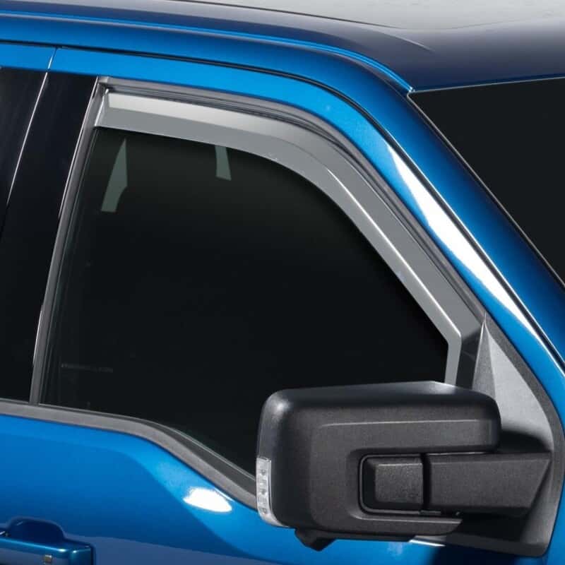 Putco — Putco 09-14 Ford F-150 Super Cab / Crew Cab- Fronts Only - Tape-On Element Chrome Window Visors
Side Window Vent - view 5