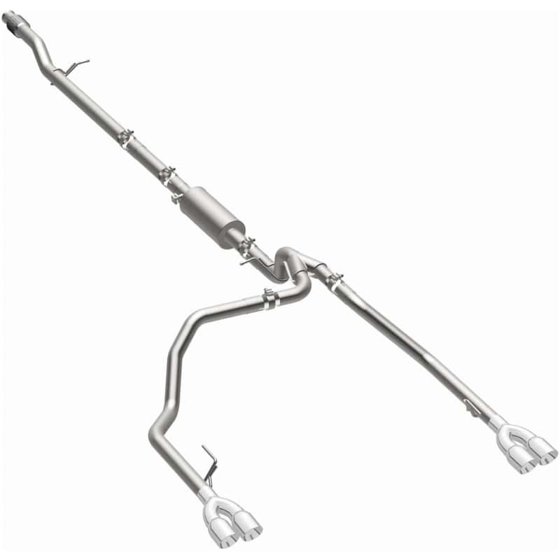 Magnaflow — MagnaFlow 2019 Chevy Silverado 1500 V8 5.3L Street Series Quad Split Rear Exhaust w/ Polished Tips
Cat-Back - view 3