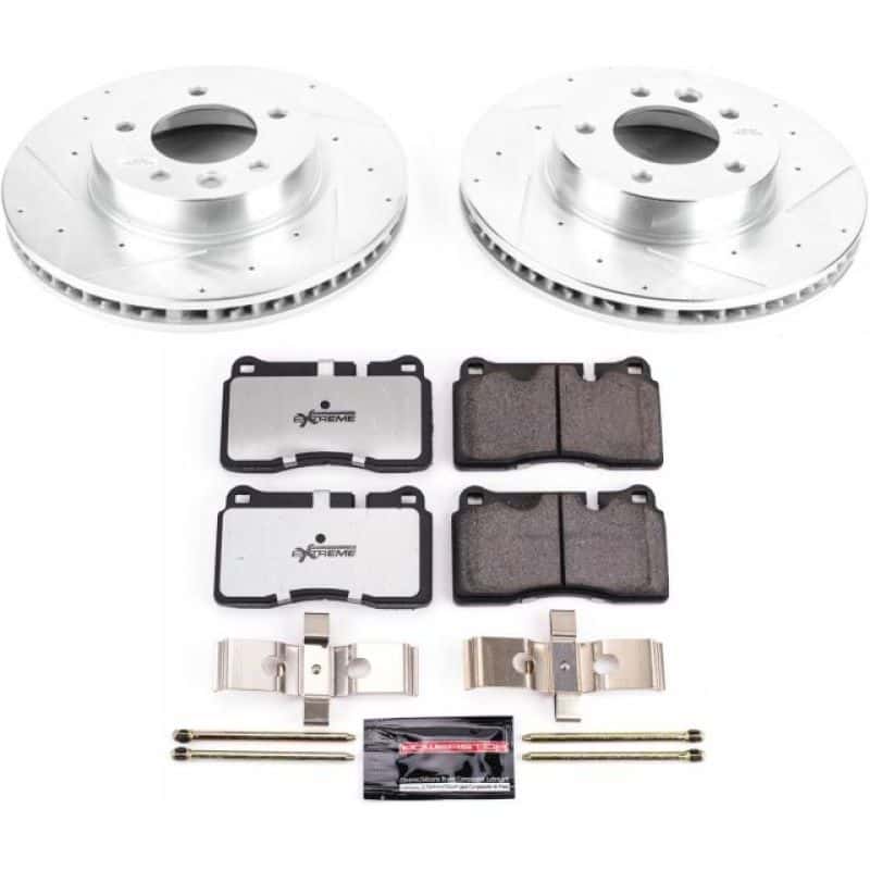 PowerStop — Power Stop 06-17 Volkswagen Touareg Front Z26 Street Warrior Brake Kit - view 1