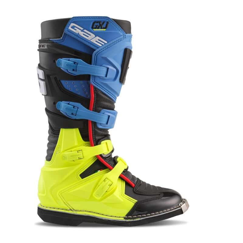 Gaerne — Gaerne GXJ Boot Black/Blue/Fluorescent Yellow Size - Youth 2.5 - view 2