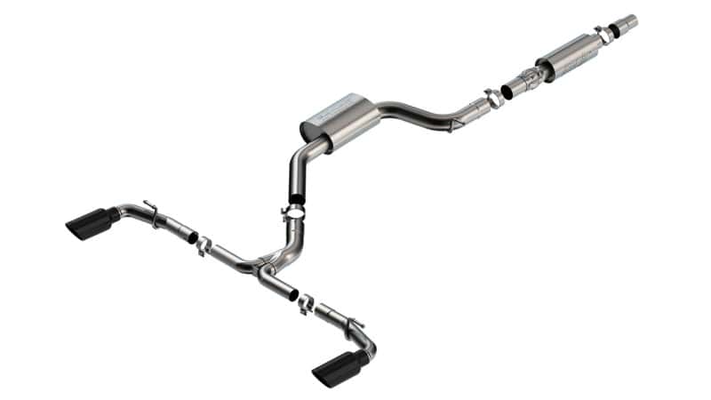 Borla — Borla 22-23 Volkswagen Golf GTI 2.0L AT/MT 3inch S-Type Cat-Back Exhaust - 4in Black Chrome Tips
Cat-Back™ - view 1