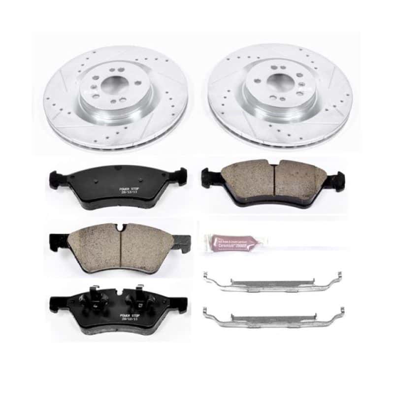 PowerStop — Power Stop 05-06 Mercedes-Benz G55 AMG Front Z23 Evolution Sport Brake Kit - view 1