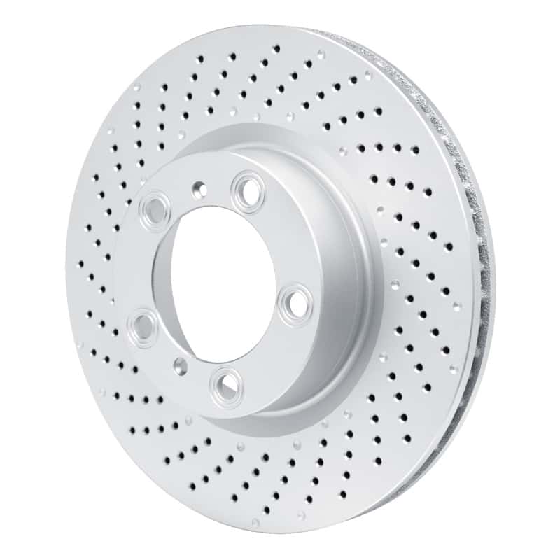 DFC — DFC 09-23 Porsche 718 Cayman Left Front Drilled GeoSPEC Coated Rotor
DFC Brake Rotor - view 2