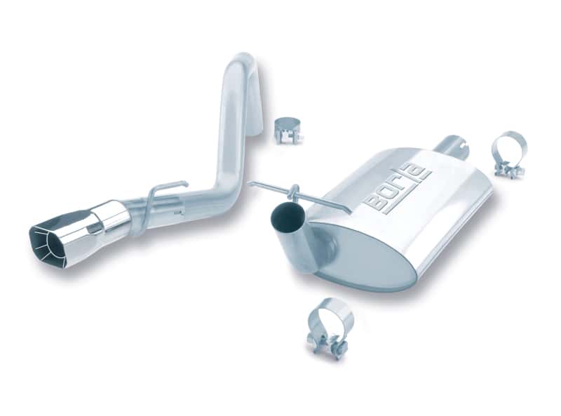 Borla — Borla 91-95 Jeep Wrangler YJ 4.0L 6cyl 4WD 2Dr SS Single Right Rear Exit Cat-Back Exhaust
Cat-Back System
ExhstSysKt - view 1
