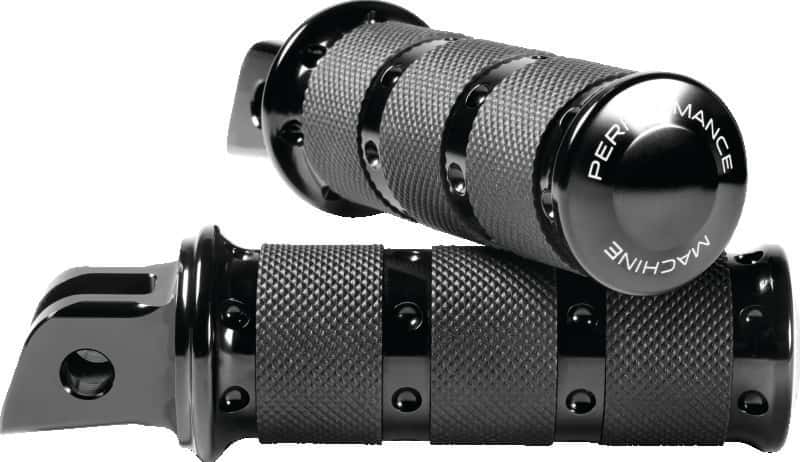 Performance Machine — Performance Machine Footpegs XLS Rider - Black Ano - view 2