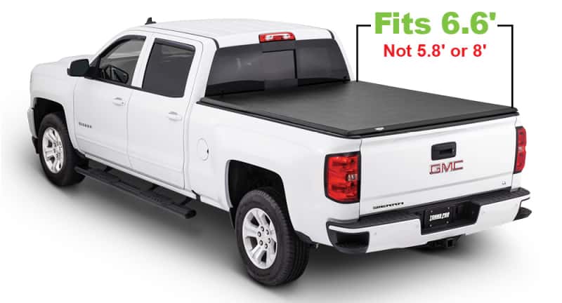 Tonno Pro — Tonno Pro 15-19 Chevy Silverado 3500 6.6ft Fleetside Hard Fold Tonneau Cover
Hard Fold Bed Cover - view 6