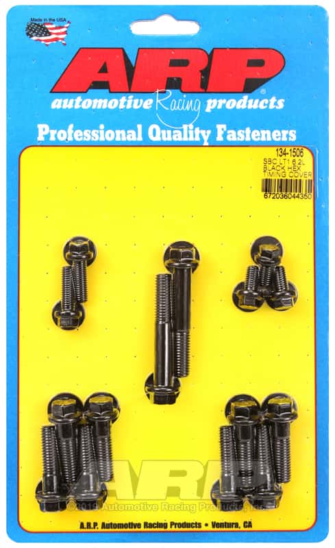 ARP — ARP SBC LT1 6.2L Hex Timing Cover Bolt Kit - view 1