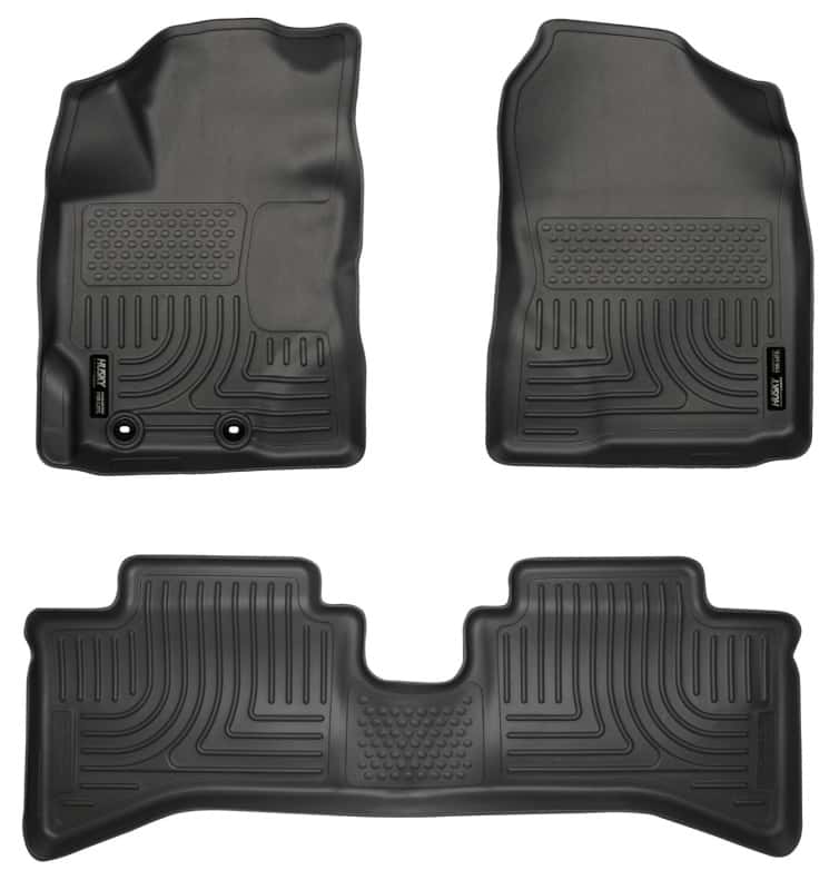 Husky Liners — Husky Liners 2012 Toyota Prius c WeatherBeater Combo Black Floor Liners
Floor Liners - view 1