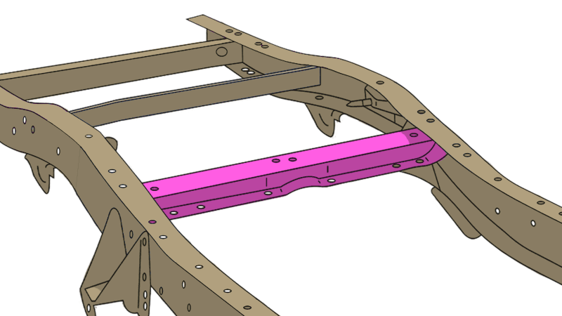 RustBuster — Rustbuster Center Frame Crossmember - view 2