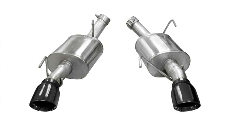 CORSA Performance — Corsa 2005-2010 Ford Mustang Shelby GT500 5.4L V8 Black Xtreme Axle-Back Exhaust
Exhaust - view 4
