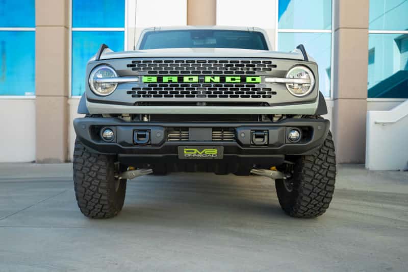DV8 Offroad — DV8 Offroad 2021 Ford Bronco Capable Bumper Slanted Front License Plate Mount
License Plate Mount - view 12
