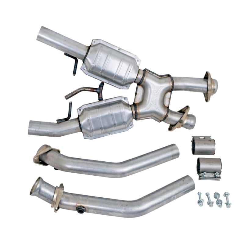 BBK — BBK 94-95 Mustang 5.0 High Flow X Pipe With Catalytic Converters - 2-1/2
ExhstCrossoverPipe
Exhaust Pipes - view 7