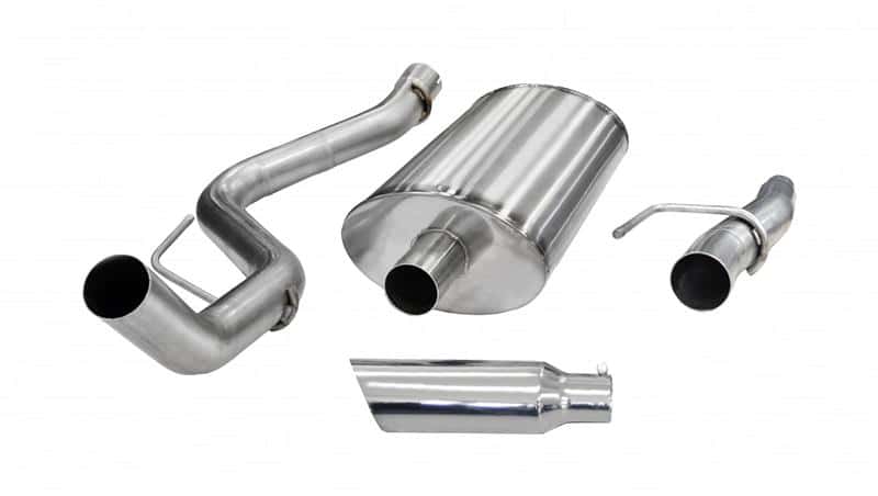 CORSA Performance — Corsa 2011-2014 Ford F-150 5.0L V8 Polished Sport Cat-Back Exhaust
Exhaust - view 2