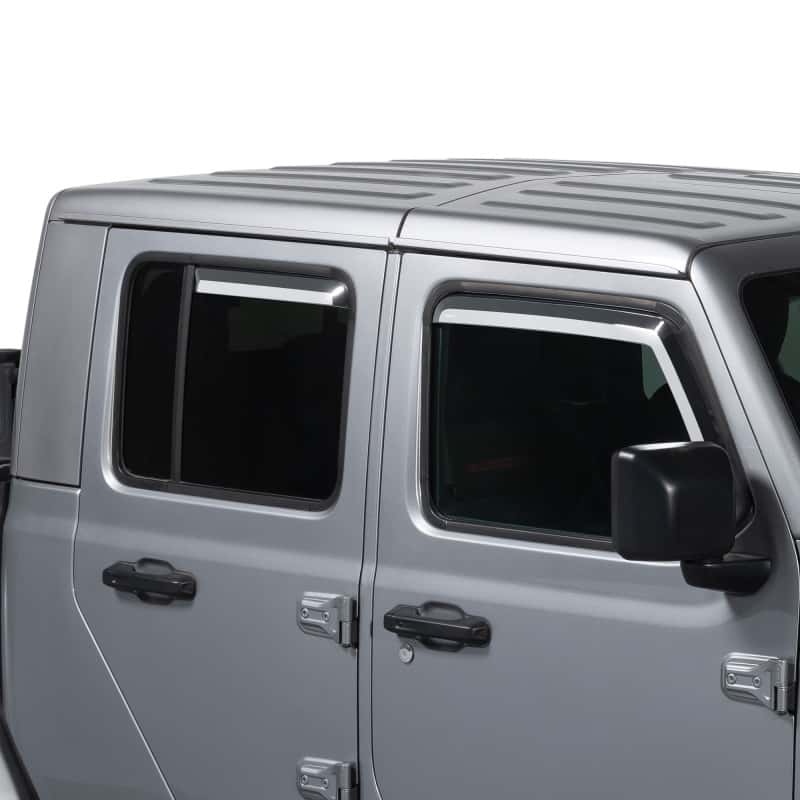 Putco — Putco 20-21 Jeep Gladiator JT/JL Element Chrome Window Visors (Set of 4)
Side Window Vent - view 6