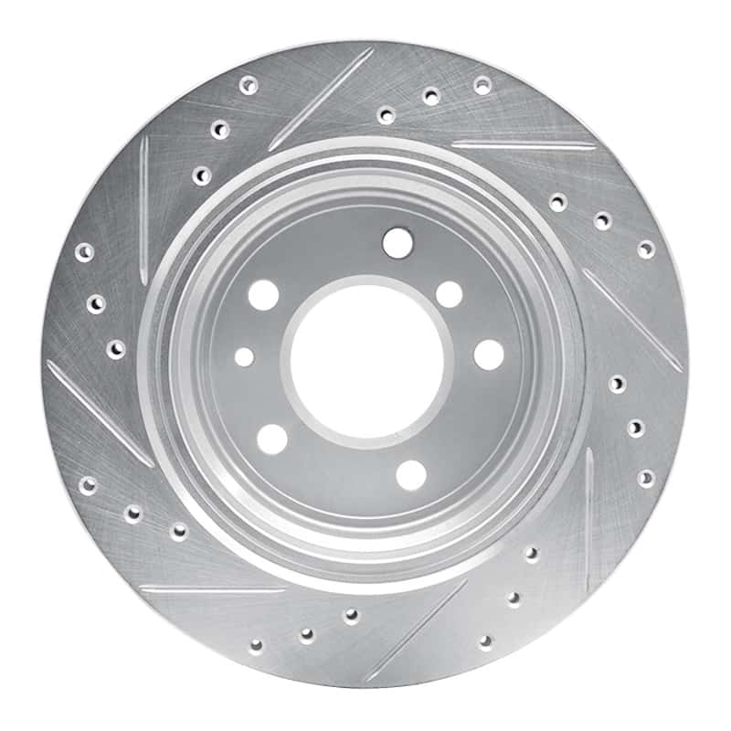 R1 Concepts — R1 91-95 BMW 540I Rear Right Drilled & Slotted Silver Brake Rotor
R1 Brake Rotor Drill - view 5
