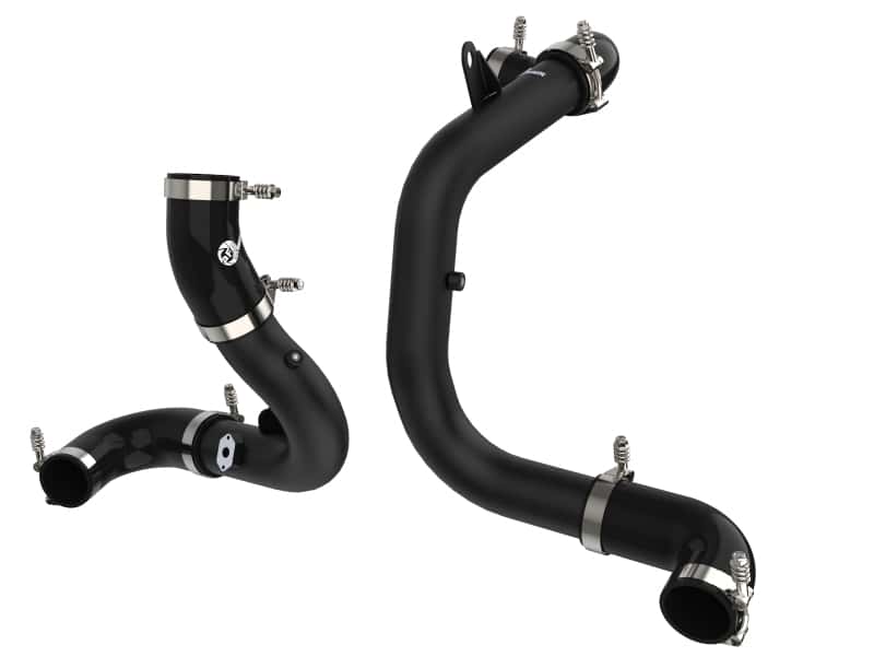 aFe — aFe BladeRunner 15-20 VW GTI (MKVII) L4-2.0L (t) Aluminum Hot and Cold Charge Pipe Kit Black
Charge Pipe Kit - view 1